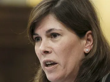 La diputada Uxue Barkos La diputada Uxue Barkos