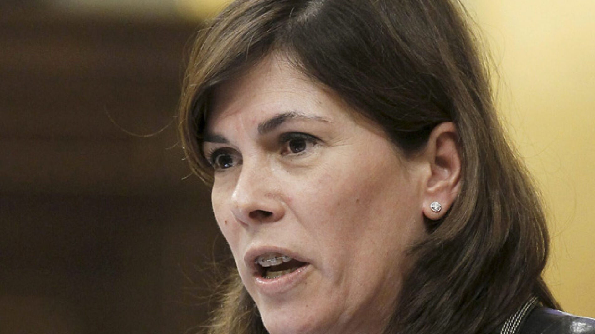 La diputada Uxue Barkos