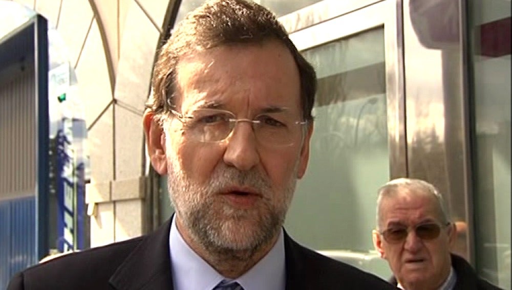 El líder del PP, Mariano Rajoy