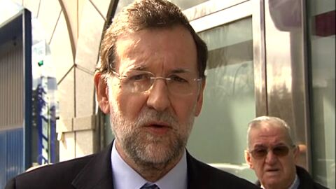 El l&iacute;der del PP, Mariano Rajoy