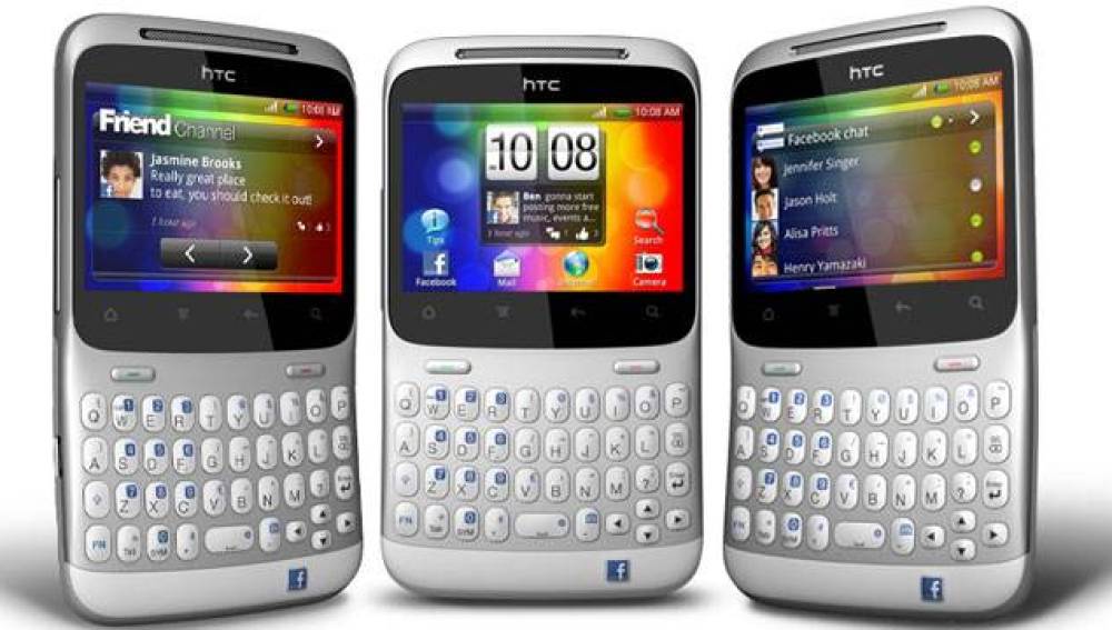 El modelo ChaChaCha de HTC incluye un botón de acceso directo a Facebook.