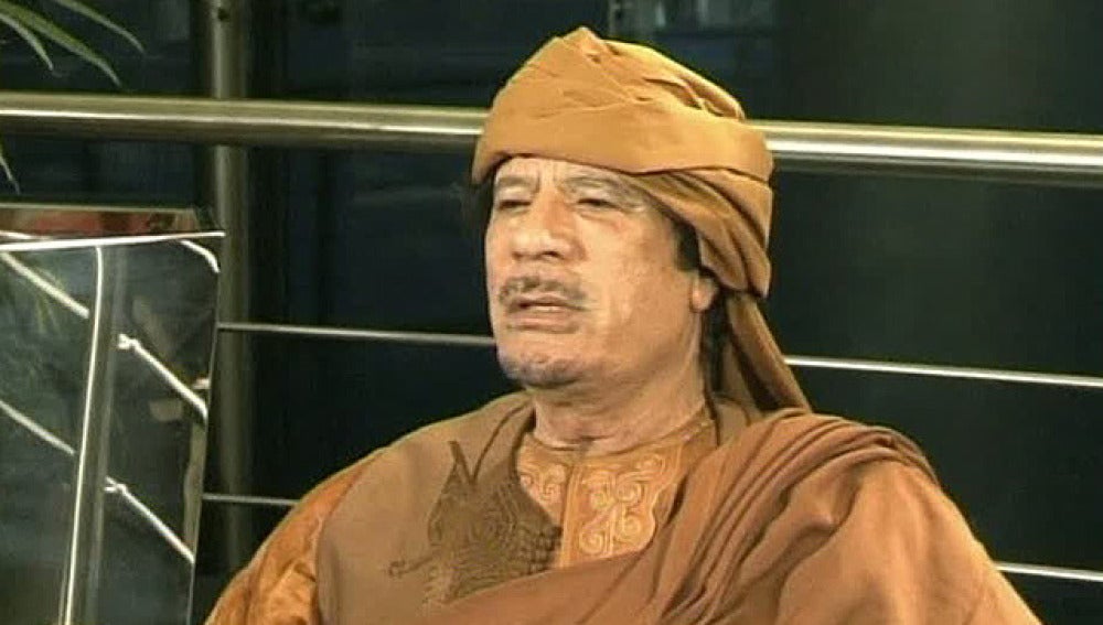 Gadafi dice que no hay manifestaciones en su contra
