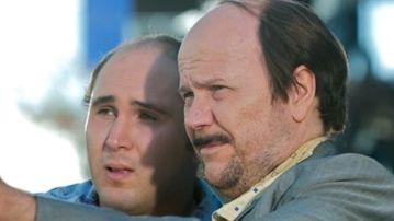 Kiko Rivera y Santiago Segura en una secuencia de 'Torrente 4'