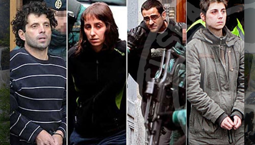 Los cuatro etarras detenidos