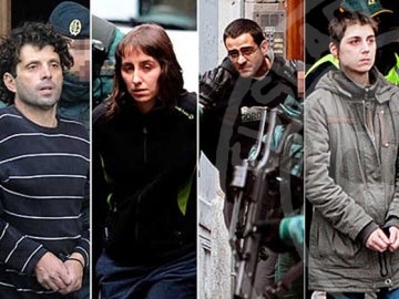 Los cuatro etarras detenidos
