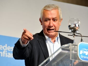 El presidente del PP de Andalucía, Javier Arenas