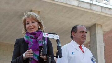 Esperanza Aguirre retomará su agenda política el próximo lunes