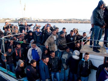 Inmigrantes procedentes de Túnez