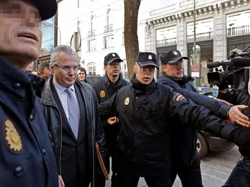 El juez Garzón a su llegada al Tribunal Supremo El juez Garzón a su llegada al Tribunal Supremo