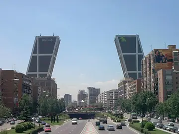 Las torres Kio de la Castellana de Madrid Las torres Kio de la Castellana de Madrid