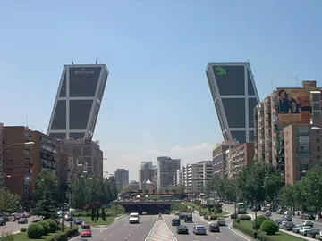 Las torres Kio de la Castellana de Madrid Las torres Kio de la Castellana de Madrid