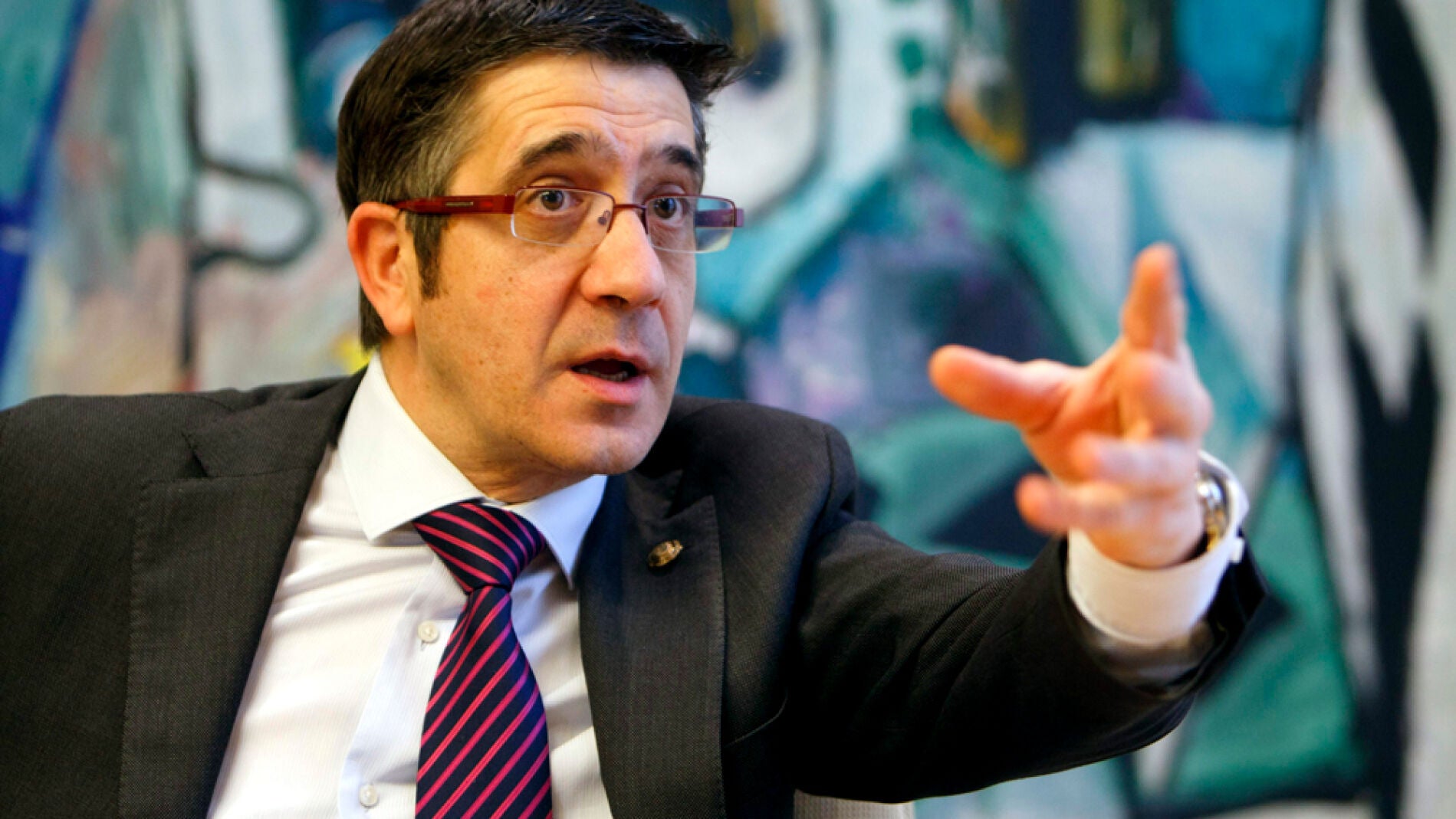 El lehendakari Patxi L&oacute;pez