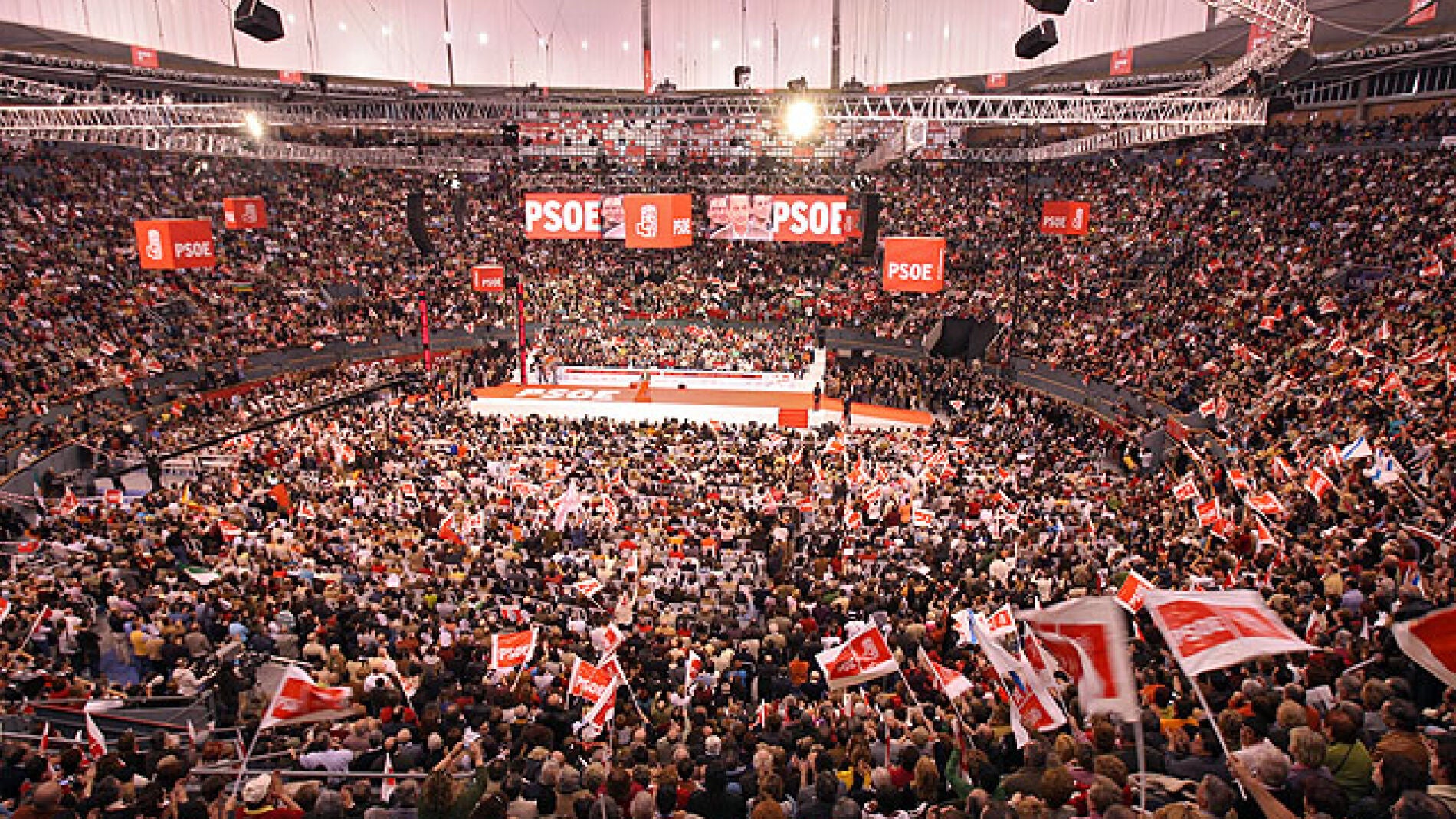 Acto del PSOE en Vistalegre