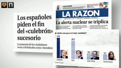 La encuesta de La Raz&oacute;n da la espalda a Zapatero en la sucesi&oacute;n