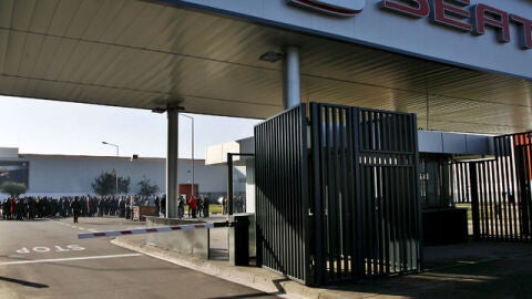Entrada de la planta de Seat