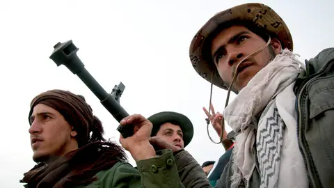 La lucha se libra en Bengasi La lucha se libra en Bengasi