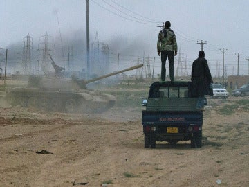 Fuerzas insurgentes en Ajdabiya
