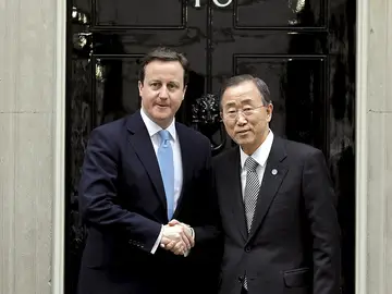 David Cameron con Ban Ki-moon David Cameron con Ban Ki-moon