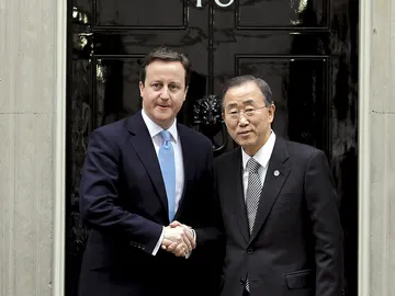 David Cameron con Ban Ki-moon David Cameron con Ban Ki-moon