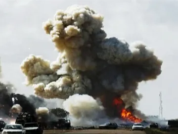 Bombardeos en Libia Bombardeos en Libia