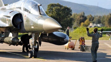 Aviones enviados a Libia para iniciar la intervención