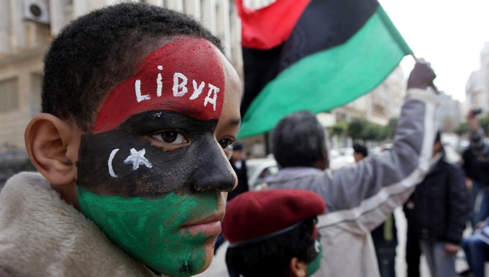 Rebeldes protestan en Libia