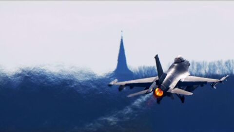 Cazas franceses derriban a un avi&oacute;n libio que sobrevolaba la zona de exclusi&oacute;n a&eacute;rea