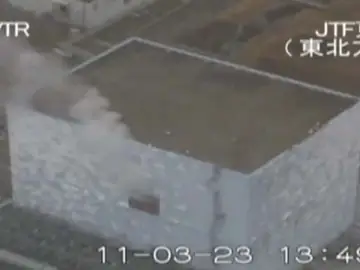 MÁGENES DE LOS DAÑOS EN EL TECHO DE LA UNIDAD 1 DE LA CENTRAL NUCLEAR DE FUKUSHIMA MÁGENES DE LOS DAÑOS EN EL TECHO DE LA UNIDAD 1 DE LA CENTRAL NUCLEAR DE FUKUSHIMA