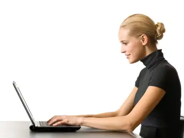 Mujer trabajando. Mujer trabajando.