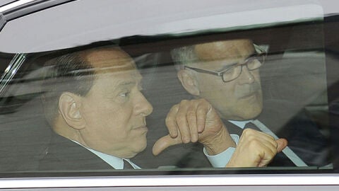 Berlusconi, a su llegada al juzgado