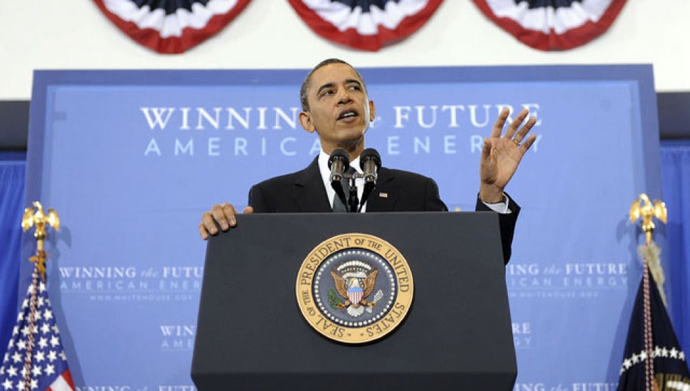 Obama, durante su discurso en la Universidad de Georgetown