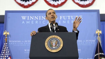 Obama, durante su discurso en la Universidad de Georgetown