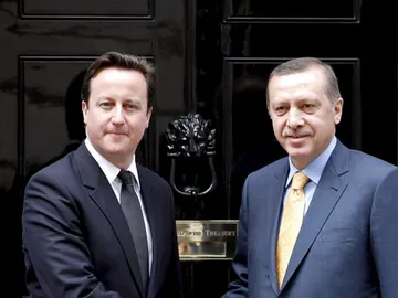 Cameron recibe a Erdogan en Downing Street Cameron recibe a Erdogan en Downing Street