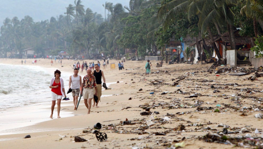 Inundaciones en la isla tailandesa de Koh Samui