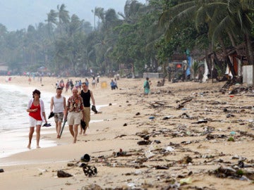 Inundaciones en la isla tailandesa de Koh Samui