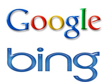 El servicio Bing de Microsoft lucha por abrirse camino en la cuota de mercado de Google. 