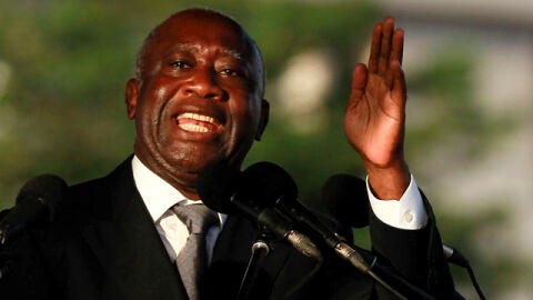 El l&iacute;der de Costa de Marfil, Laurent Gbagbo