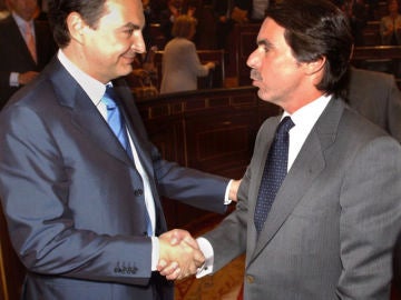 Aznar felicita a Zapatero