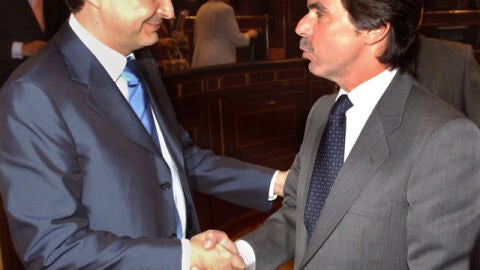 Aznar felicita a Zapatero