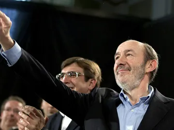Alfredo Pérez Rubalcaba en el mitin de Palma de Mallorca Alfredo Pérez Rubalcaba en el mitin de Palma de Mallorca