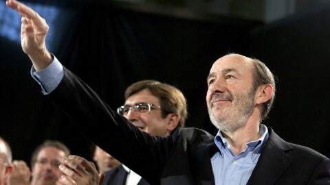 Alfredo P&eacute;rez Rubalcaba en el mitin de Palma de Mallorca