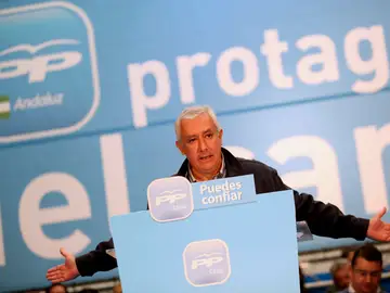 Mitin de Javier Arenas en Andalucía Mitin de Javier Arenas en Andalucía
