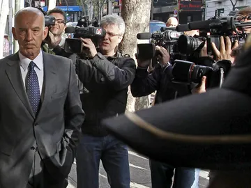 Amedo a su entrada al juzgado Amedo a su entrada al juzgado