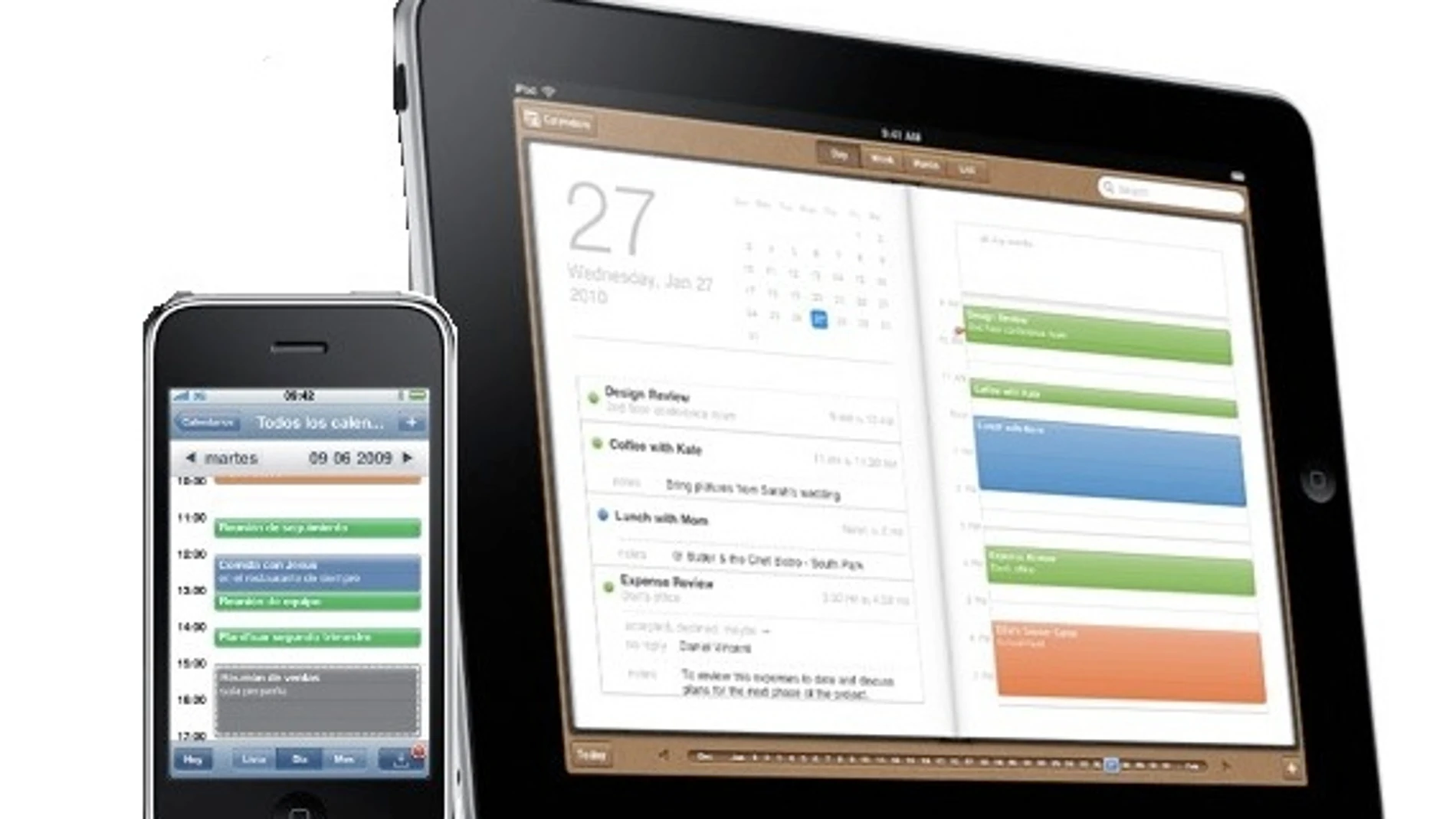 Un Iphone 3GS junto a un Ipad Un Iphone 3GS junto a un Ipad
