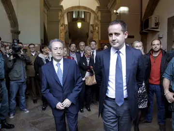 Ángel Luna a su salida del TSJCV Ángel Luna a su salida del TSJCV