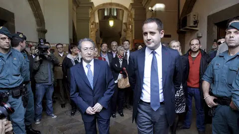 Ángel Luna a su salida del TSJCV Ángel Luna a su salida del TSJCV