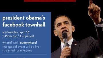 Obama charlará a través de Facebook.