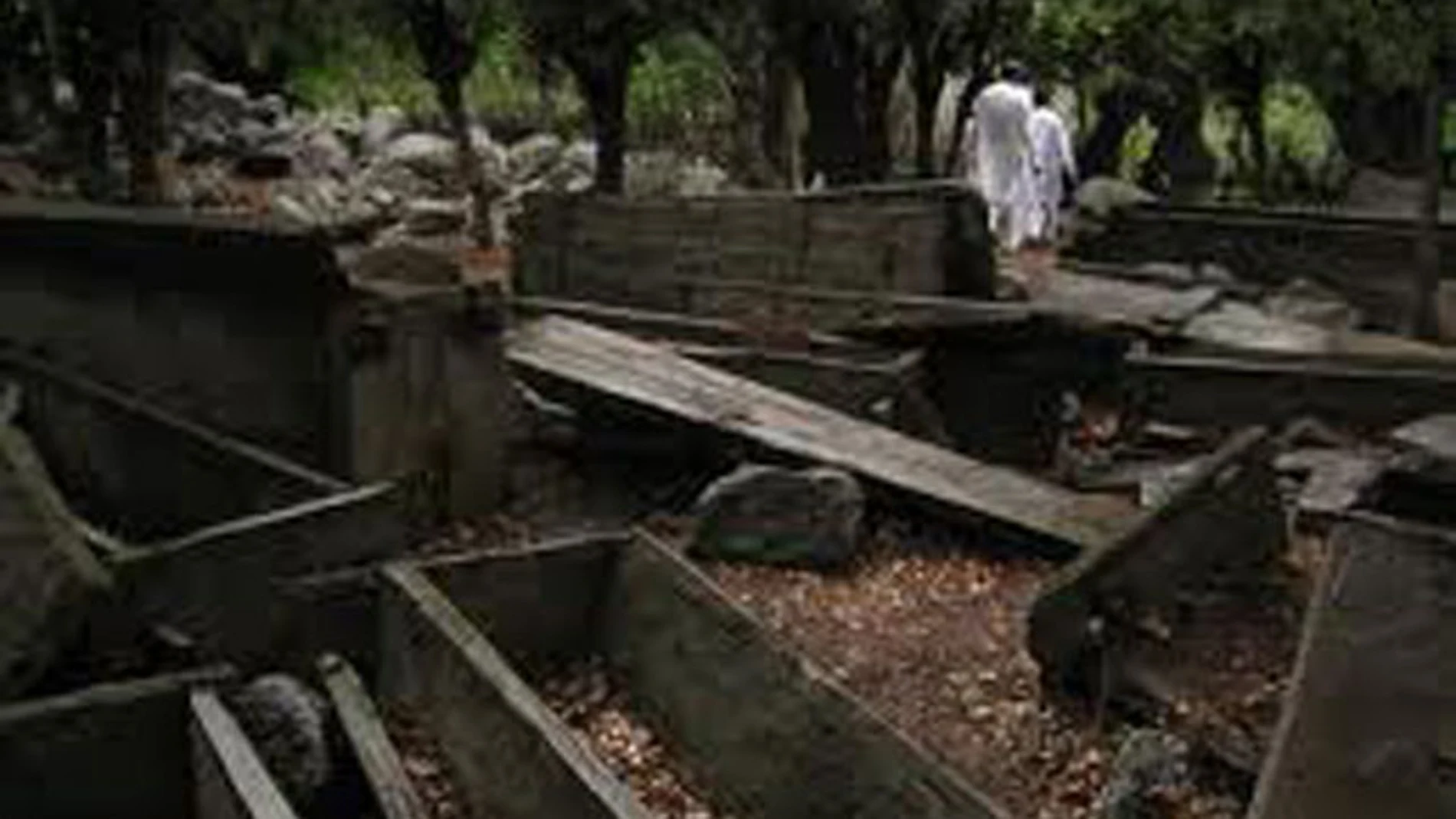 Imagen de un cementerio pakistaní Imagen de un cementerio pakistaní