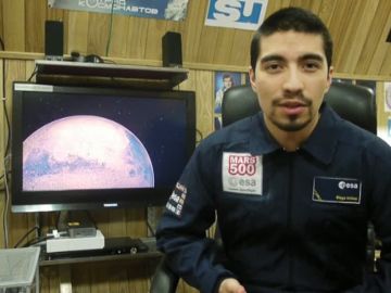 Diego Urbina, tripulante Mars 500