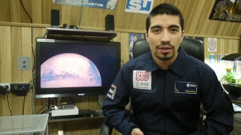 Diego Urbina, tripulante Mars 500
